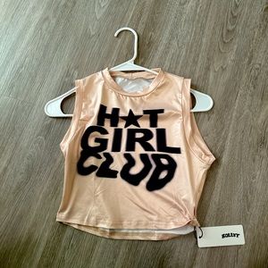 Hot Girl Club crop top